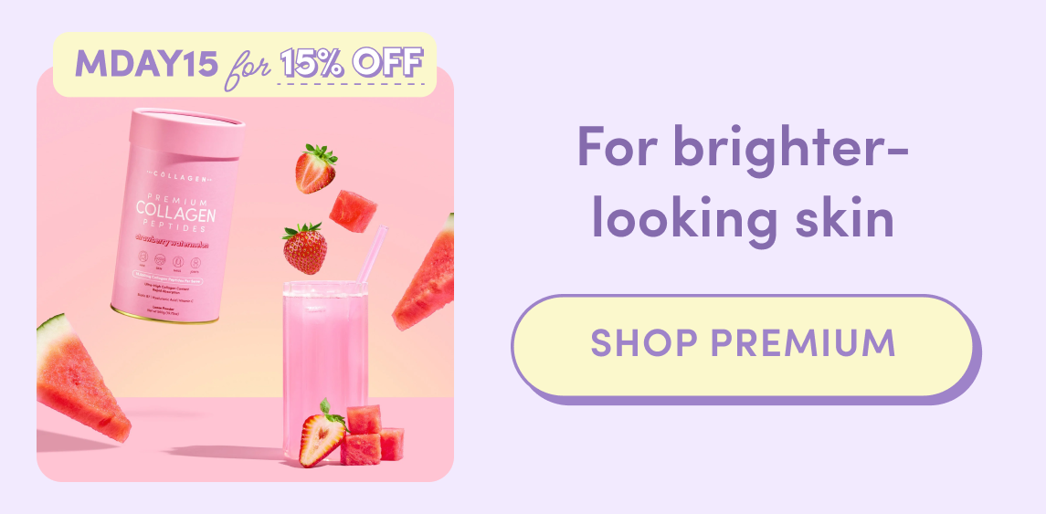 Support brighter looking skin - shop premium collagen peptides