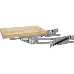 Mixer/Appliance Lift Soft-Close Mechanism with Shelf for 18 Inch Face Frame Cabinet, Min. Cabinet Opening: 15" W x 23" D x 27" H, Natural Wood