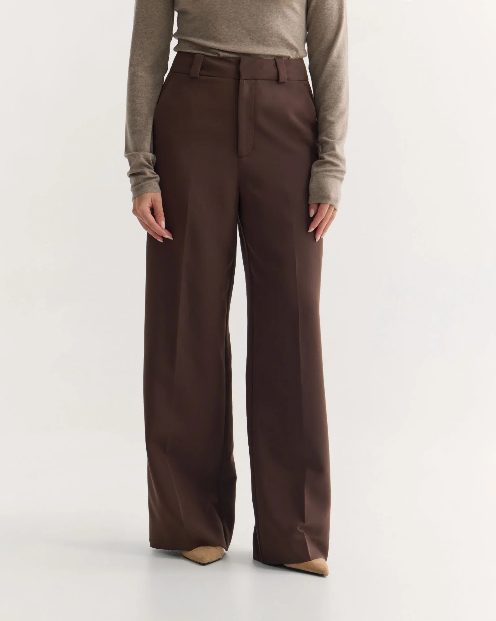 Image of Alana Flat Front Stretch Pants