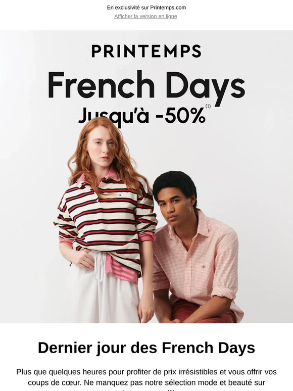 FRENCH DAYS | Dernier jour pour craquer !