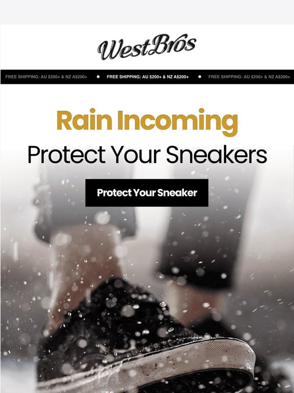 Rainy Days Ahead: Don’t Let It Ruin Your Kicks 🌧️