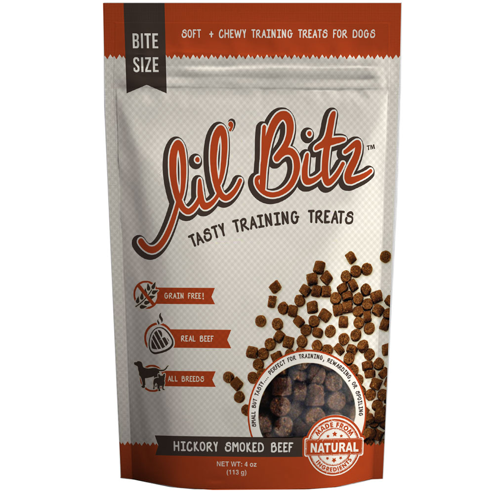 Image of Lil' Bitz Hickory Smoked Beef Training Treats (4 oz)