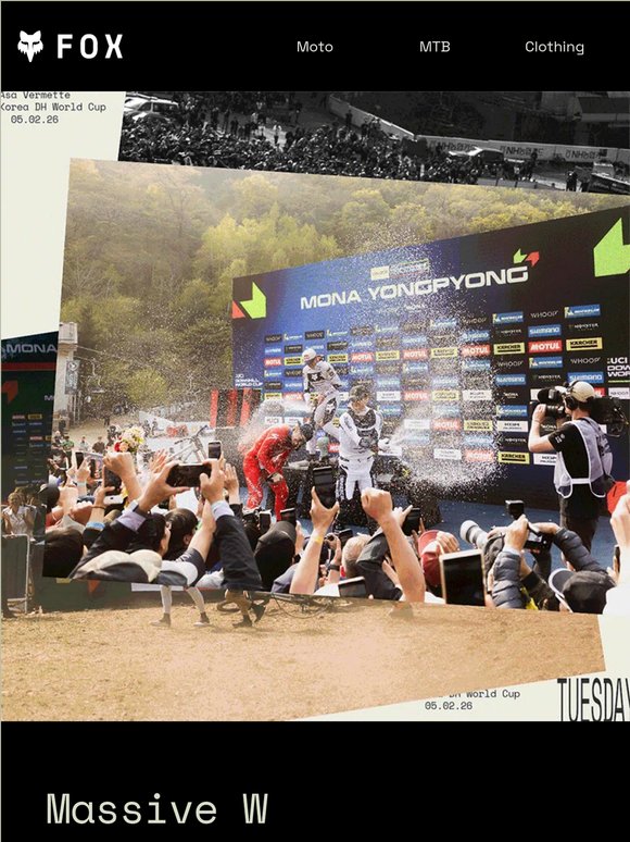 Asa Vermette Wins His First Elite DH World Cup!