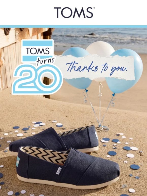 20 years. Thanks to you.