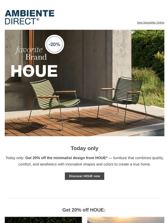 Last chance: 20% off HOUE