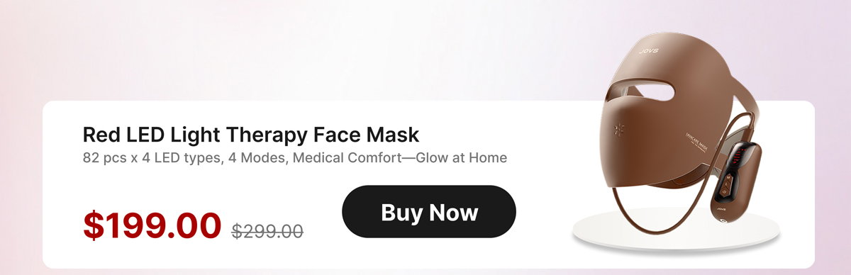 Red LED Light Therapy Face Mask