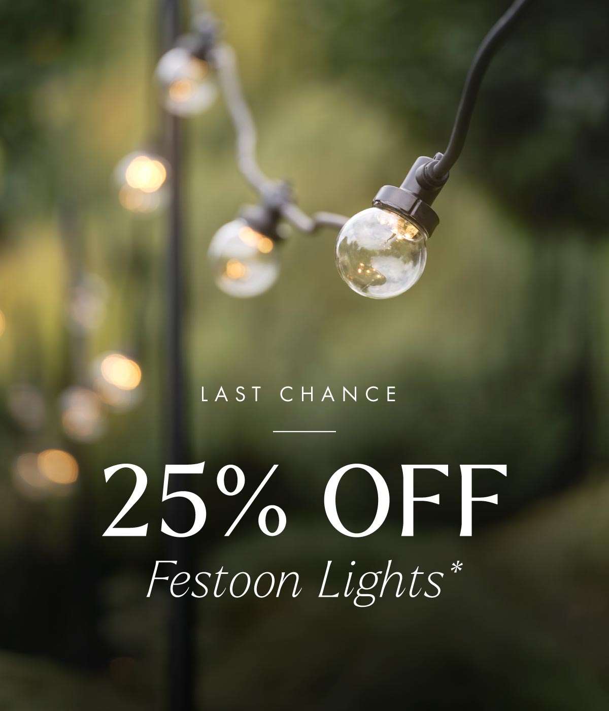 25% off festoon lights