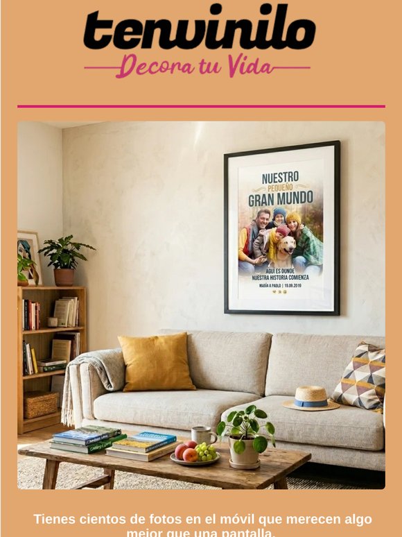 Tu mejor foto convertida en póster por 9,99€