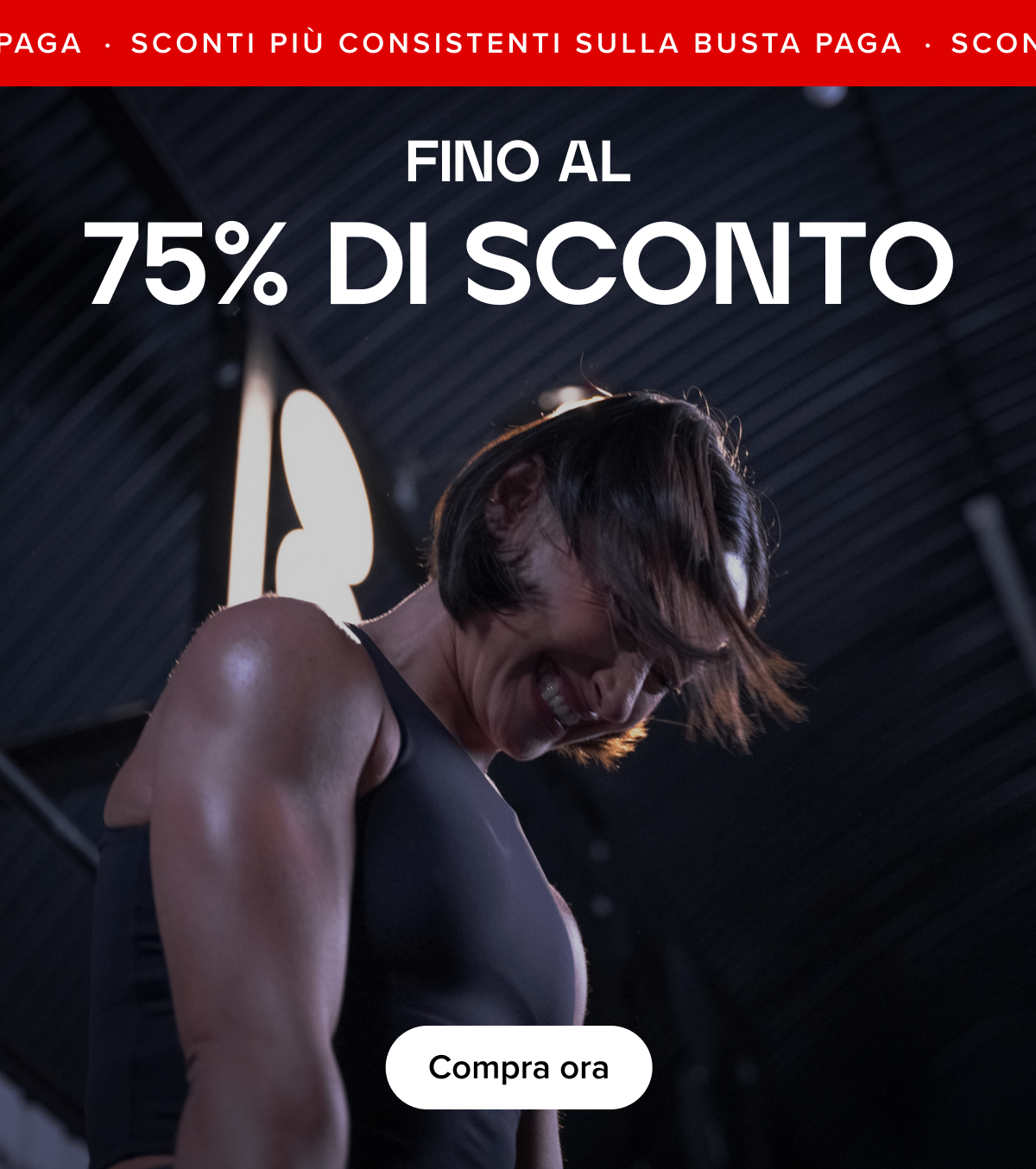 FINO AL 80% DI SCONTO