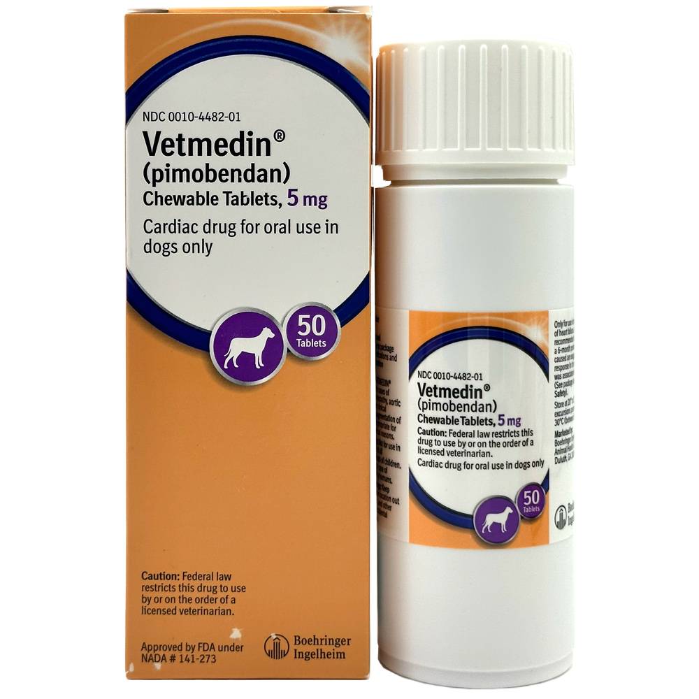 Image of Vetmedin 5 mg - 50 Chewable Tablets