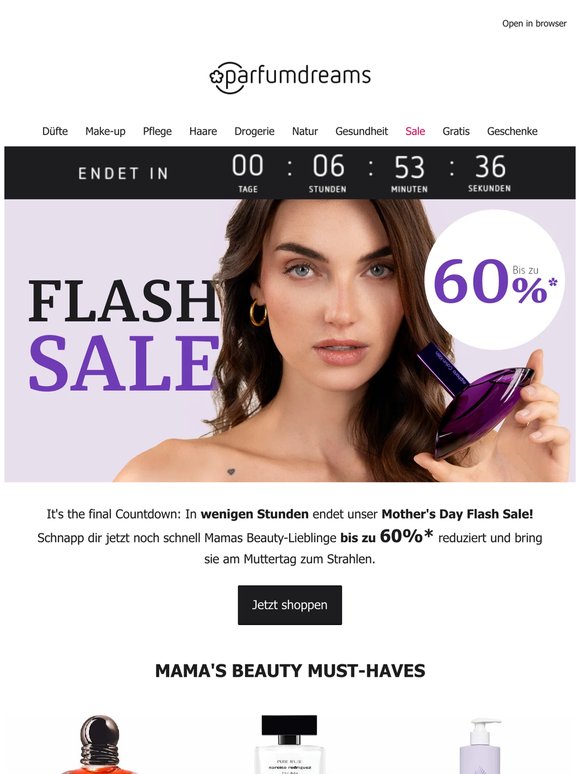 Last Call: 24h Flash Sale mit bis zu -60% ✨