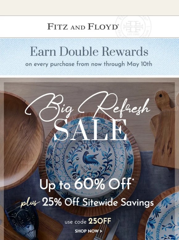 Still Refreshing? Take an Extra 25% Off Sale Styles