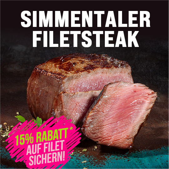 Simmentaler Filetsteak - 10% Rabatt