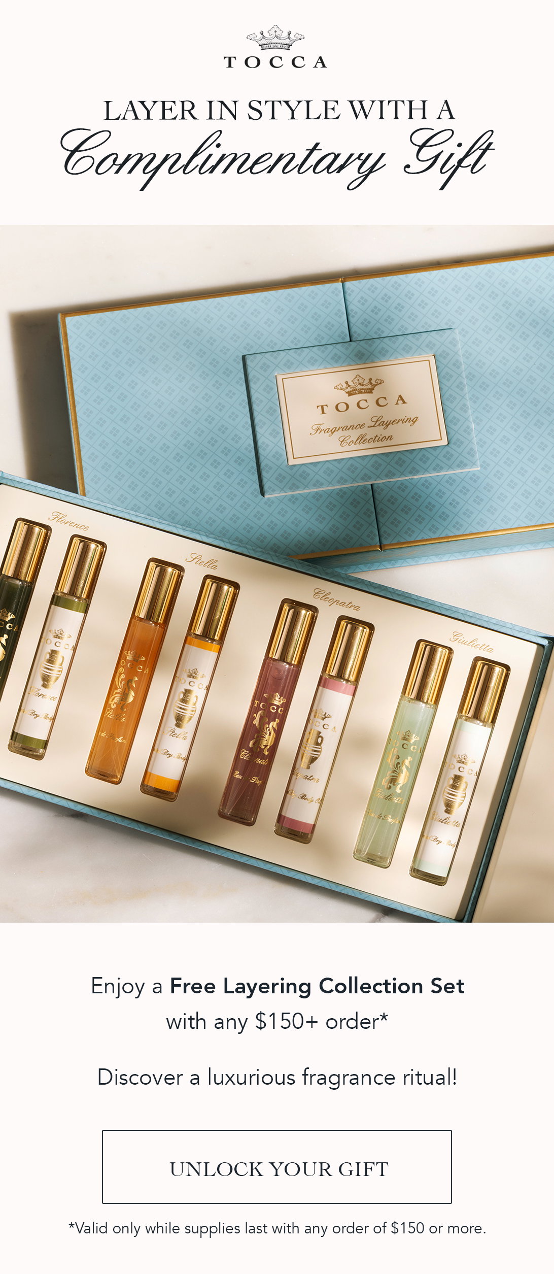A layering treat from TOCCA 