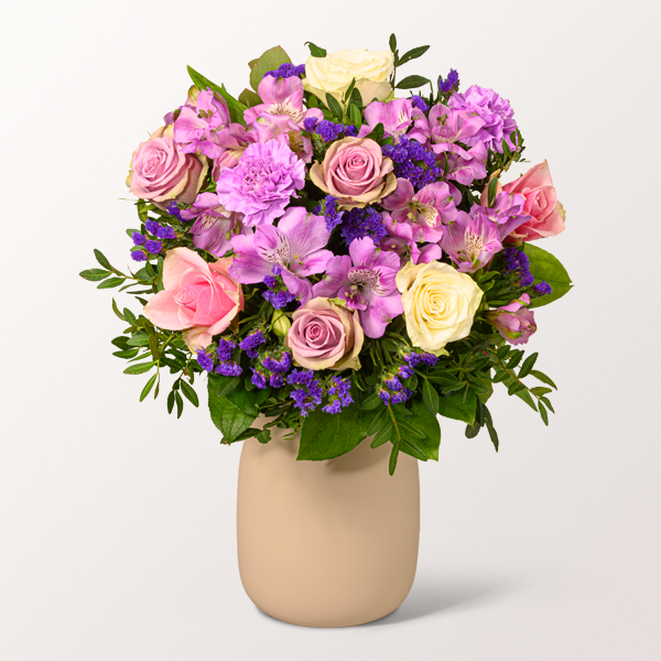 Sagt mehr als 1000 Worte: Blumenstrauß Danke mit 2 Gratis-Geschenken für 32,99 €