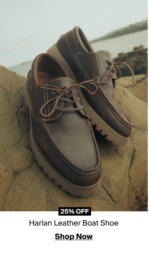 Chocolate Harlan Leather Boat Shoe