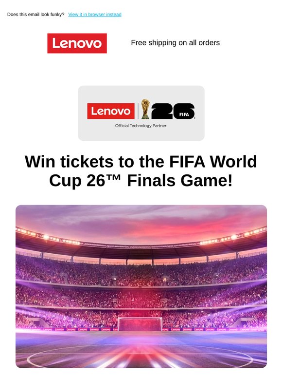 —, win tickets to the FIFA World Cup 26™ Finals Game!