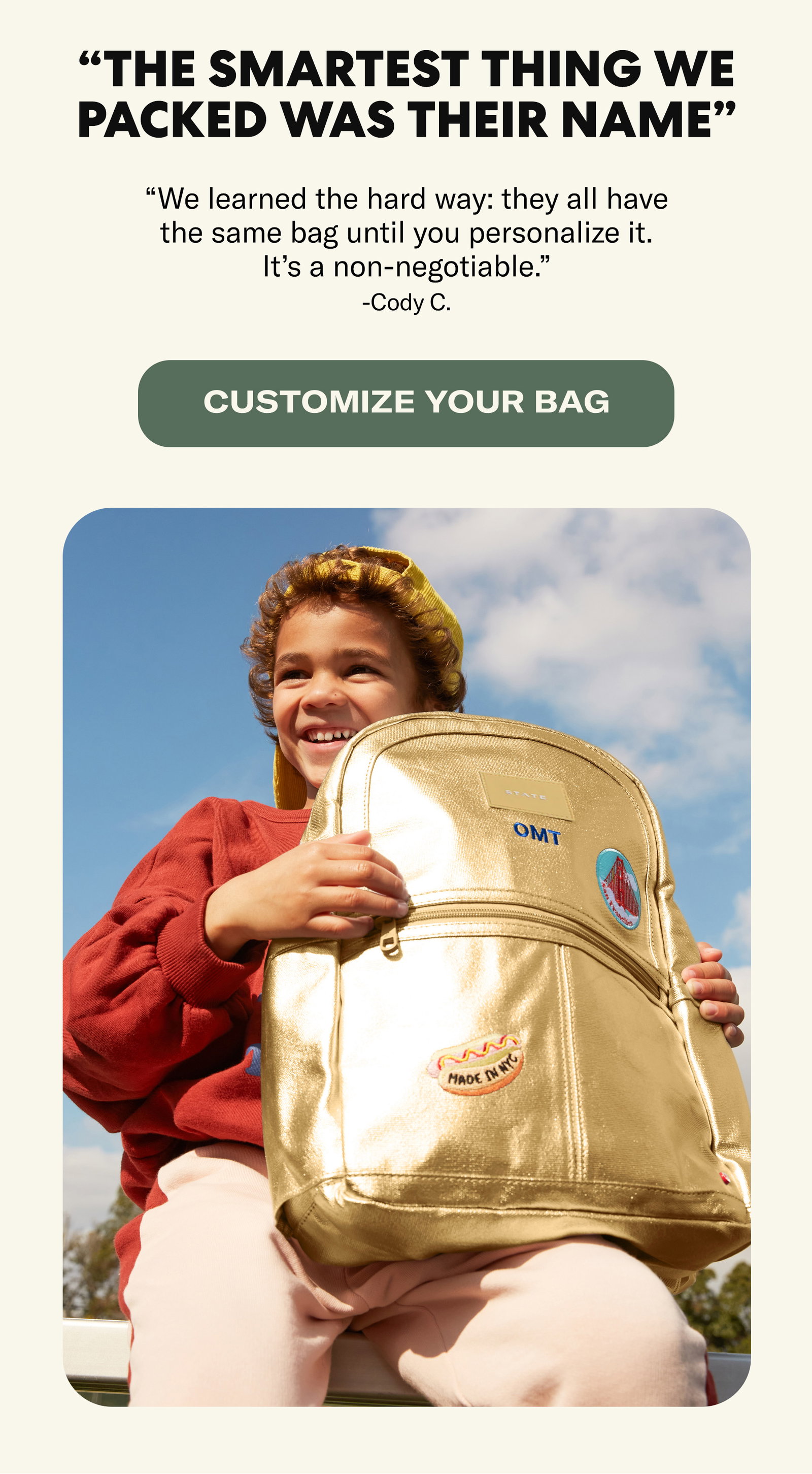 Customize your bag