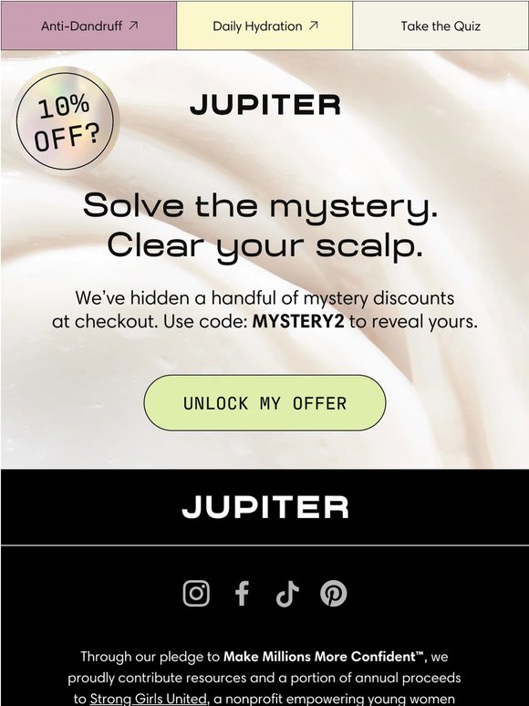 You'll find out at checkout