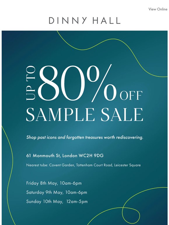Covent Garden Sample Sale, this weekend!