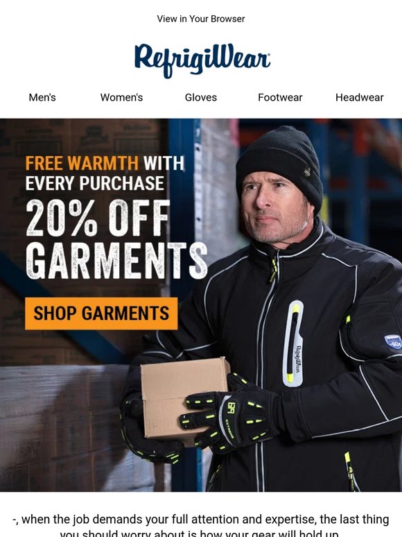 Warmth and durability included with every purchase