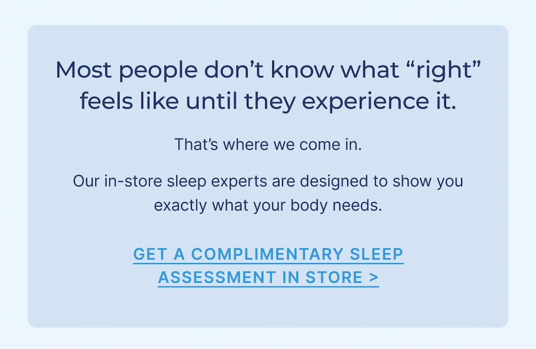 get a sleep assessment in store