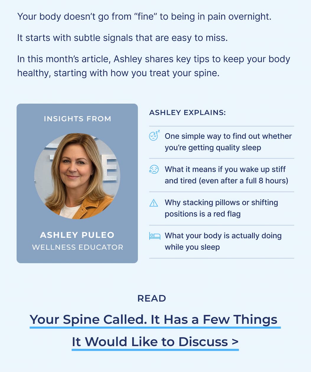 your spine called - blog post