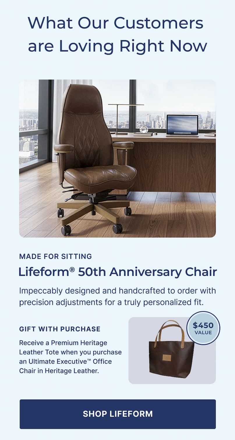 lifeform 50th anniversary chair