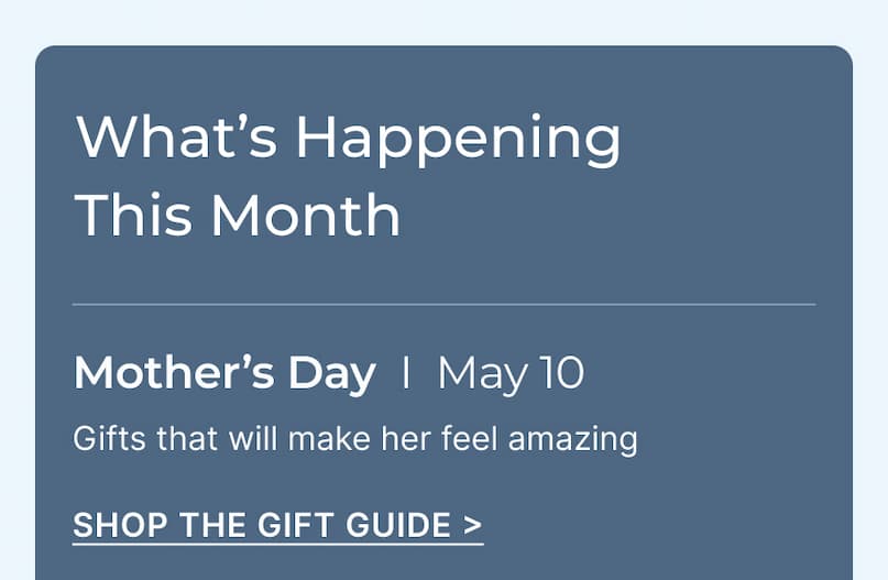 mother's day gift guide
