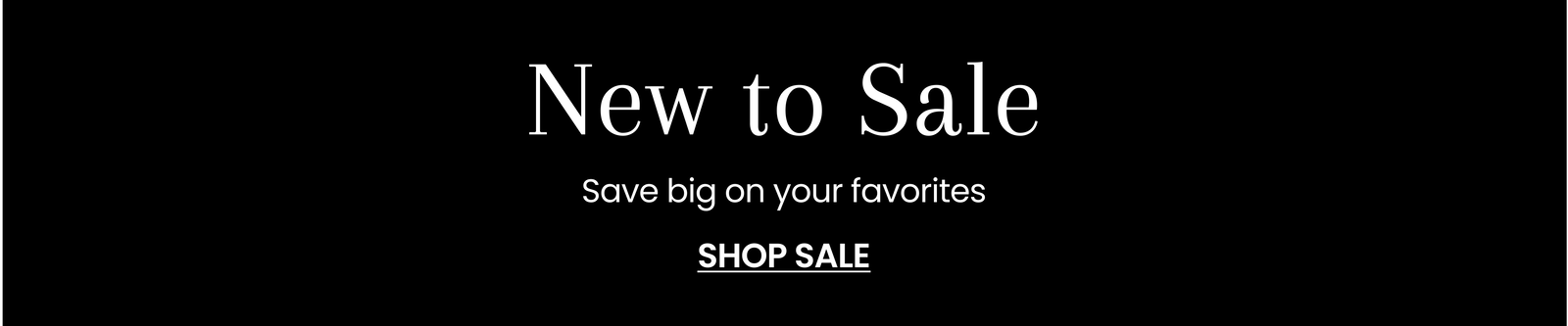 New to Sale [Shop Sale]