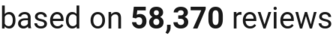 number of reviews