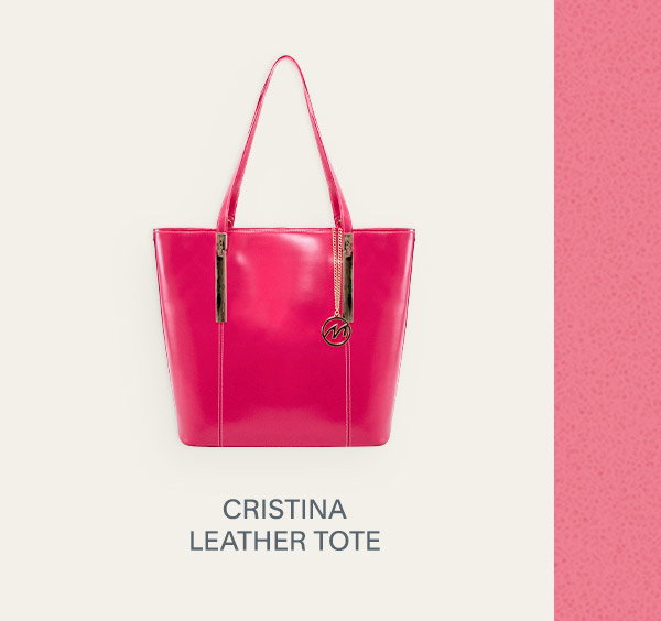 Cristina Leather Tote.