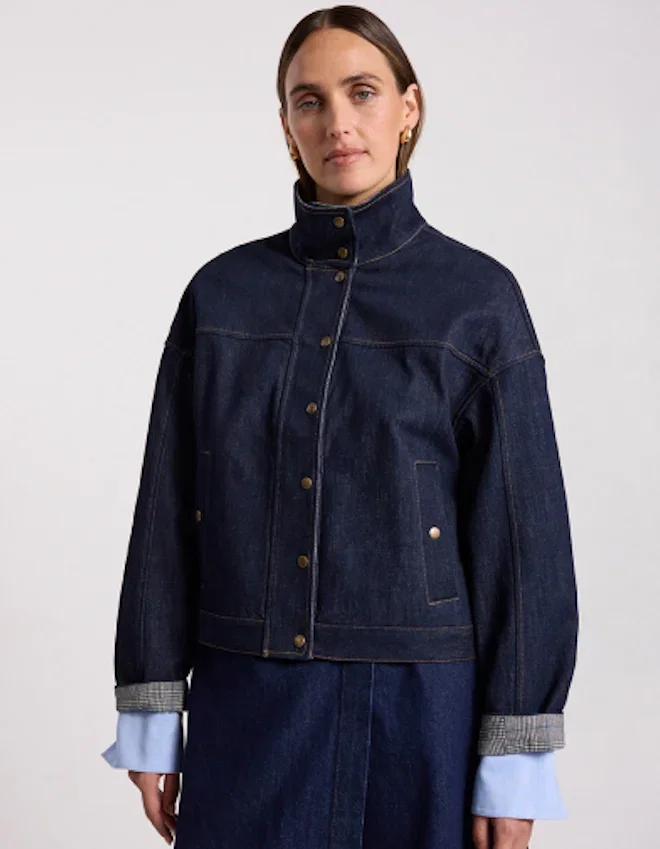 Shay Crop Denim Jacket