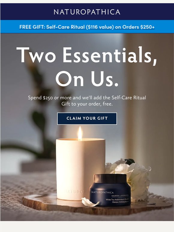 A $116 Self-Care Ritual —On Us😌