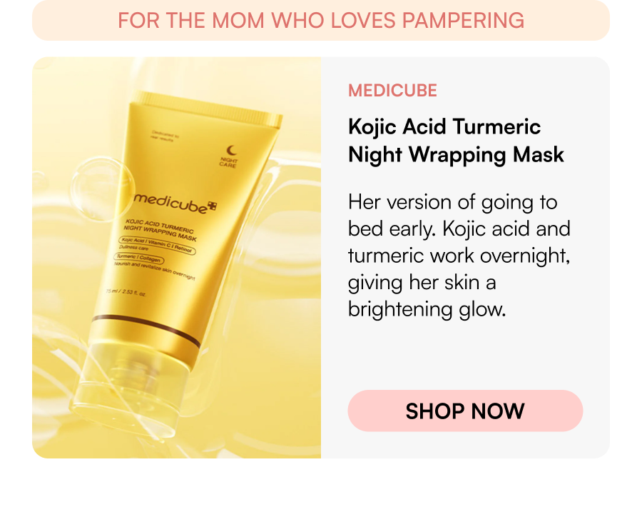 Medicube Kojic Acid Turmeric Night Wrapping Mask