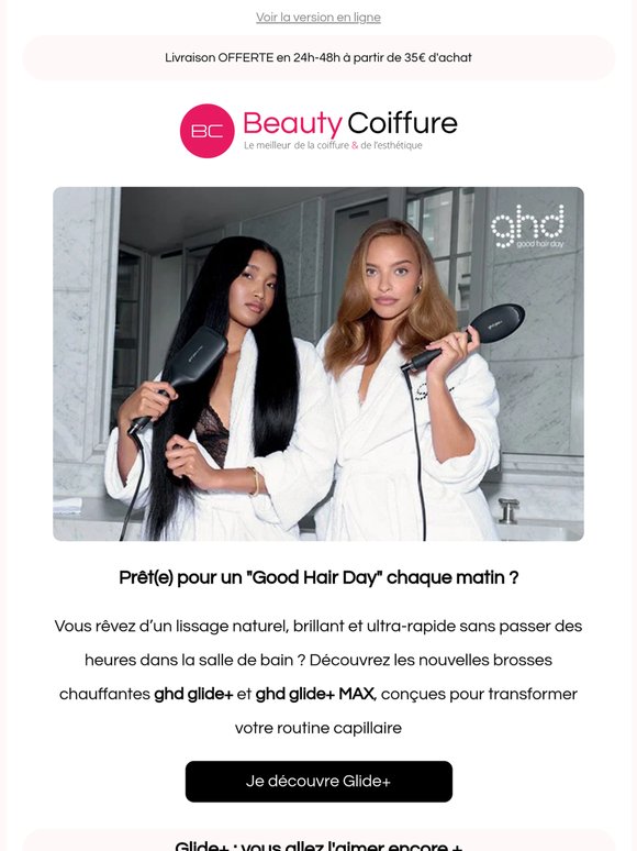 GHD Glide+ : Votre lissage parfait en un seul passage !
