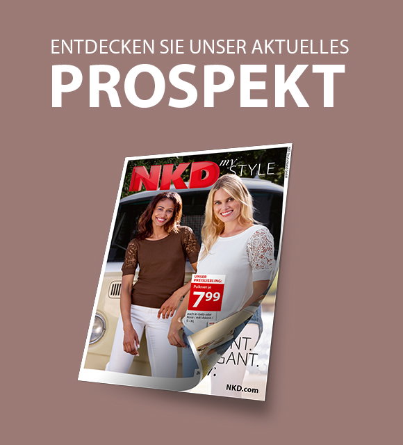 Entdecken Sie unser aktuelles Prospekt. Prospekt in Frontalansicht.