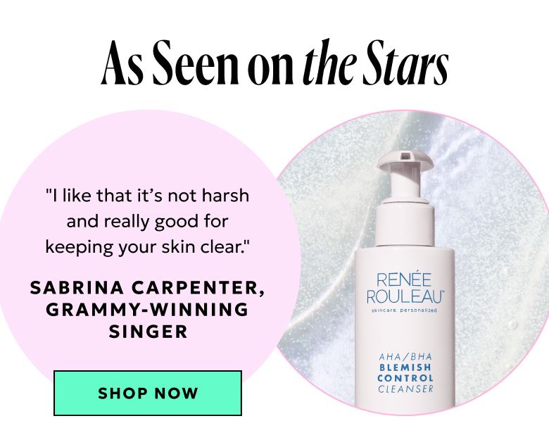 AHA/BHA Blemish Control Cleanser: "I like that it's not harsh and really good for keeping your skin clear." - Sabrina Carpenter, Grammy-winning Singer