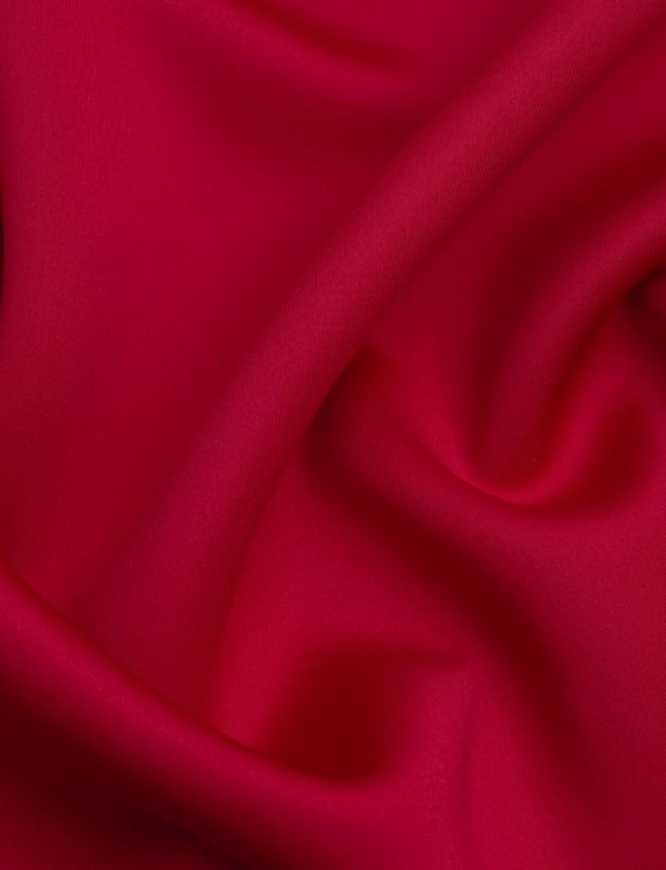 Minerva Core Range Neoprene Stretch Knit Fabric Red