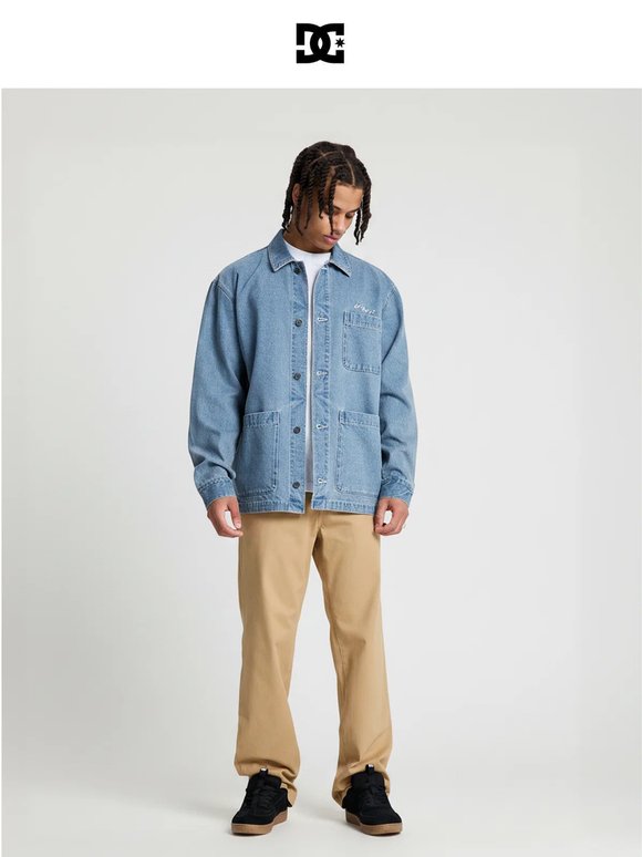 New denim drop: built for spring.
