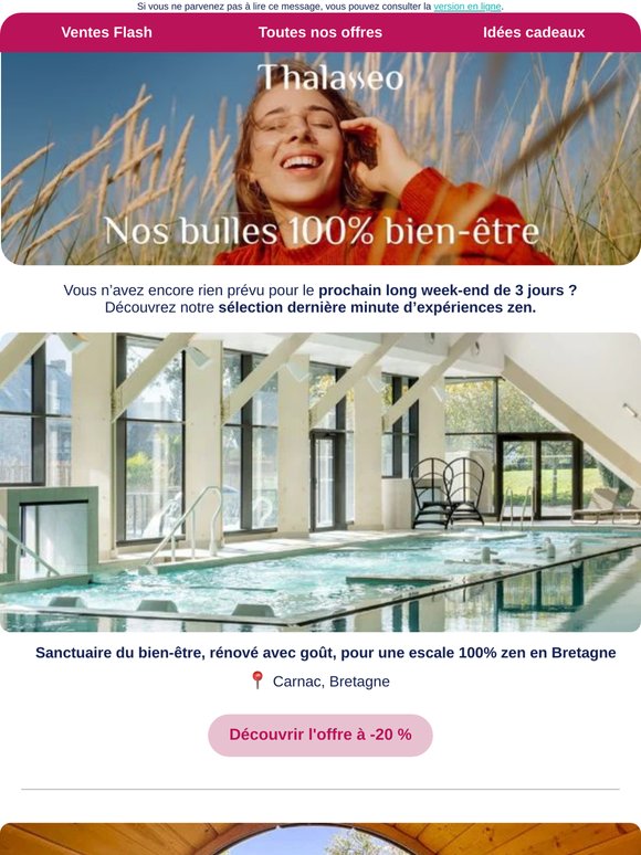 Sélection pour le 8 Mai : dernières disponibilités