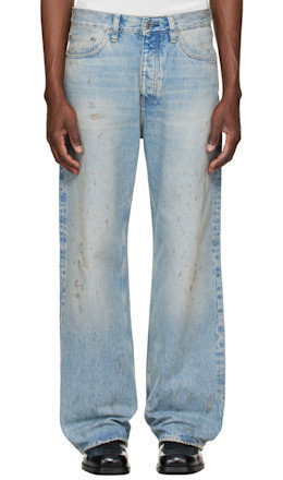 Blue Relaxed Boot Jeans