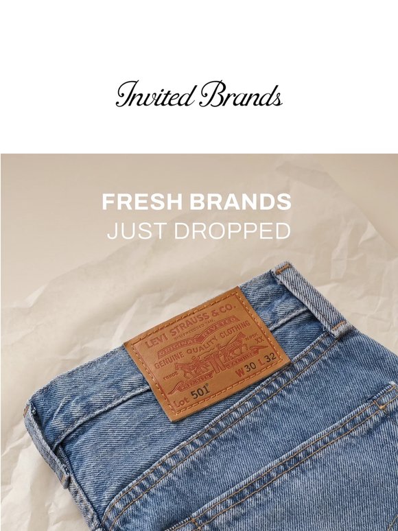 Invited Brands | New in