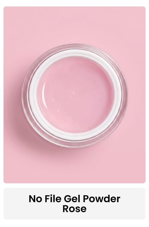 No File Gel Powder Rose