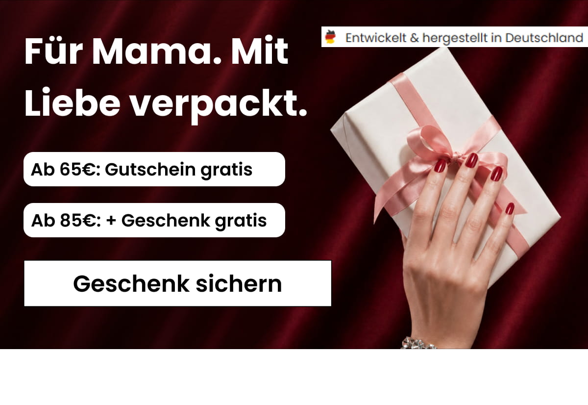 Für Mama. Mit Liebe verpackt.