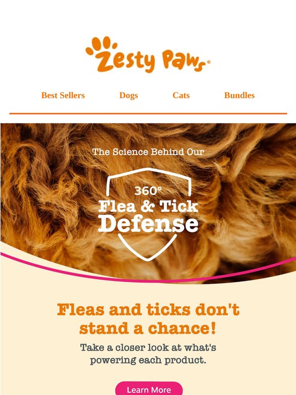🔎 The science behind our 360° Flea & Tick Defense system 🐶