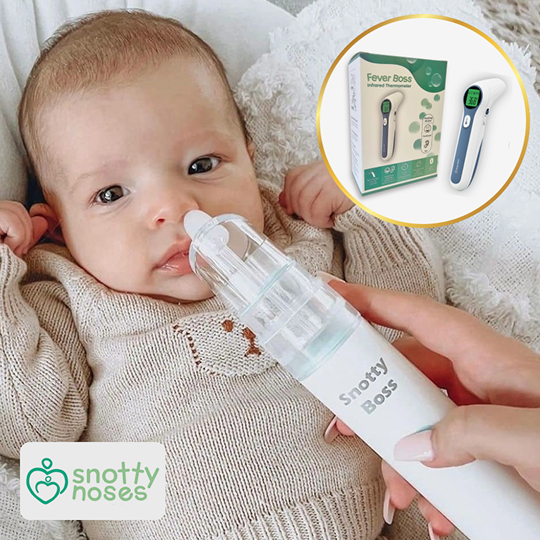 Snotty Boss Aspirator & Fever Boss 5 in 1 Thermometer 
