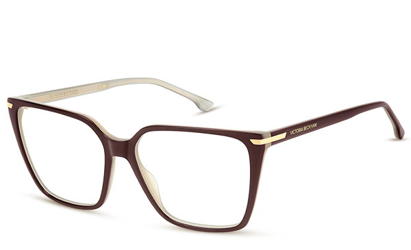 Victoria Beckham VB 1014 1S8 Burgundy Pearl Beige 56