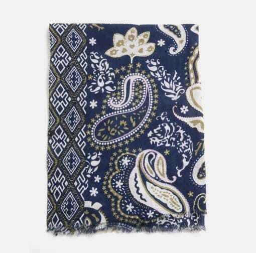 FOULARD DEMBO BLEU MARINE