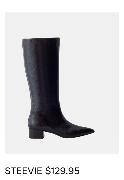 Steevie Tall Boot Black Textured